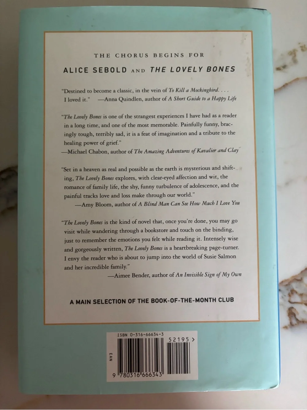The Lovely Bones Novel